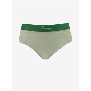 Světle zelené dámské krajkové kalhotky Tommy Jeans obraz