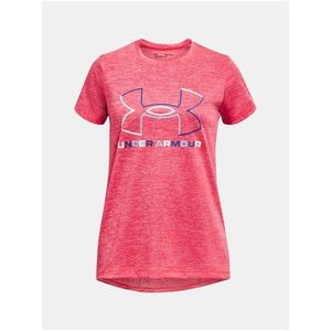 Růžové holčičí sportovní tričko Under Armour Tech BL Twist SS obraz