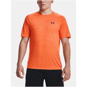 Oranžové pánské žíhané sportovní tričko Under Armour UA Tiger Tech 2.0 obraz
