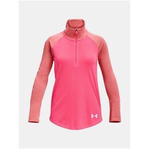 Tmavě růžové holčičí sportovní tričko Under Armour Tech obraz