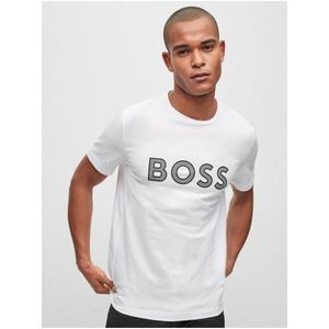 Sada dvou pánských triček v bílé a černé barvě Hugo Boss obraz