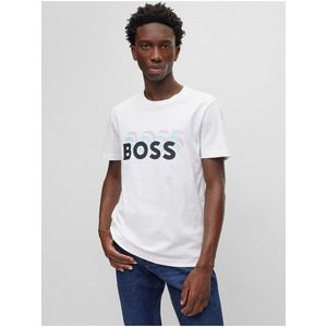 Bílé pánské tričko Hugo Boss obraz