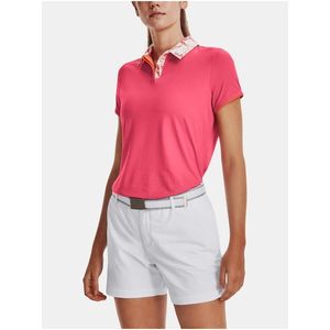 Tmavě růžové dámské sportovní polo tričko Under Armour UA Iso-Chill SS Polo obraz