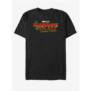Černé unisex tričko Holiday special Strážci Galaxie ZOOT.FAN Marvel obraz