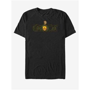 Černé unisex tričko Groot Strážci Galaxie ZOOT.FAN Marvel obraz