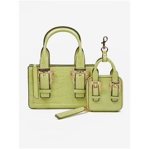 Světle zelená dámská kabelka s pouzdrem Versace Jeans Couture obraz