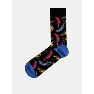 Černé vzorované ponožky Happy Socks Andy Warhol Banana obraz