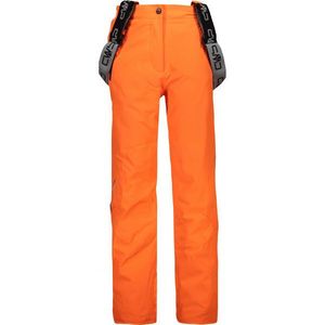 CMP KID GIRL SALOPETTE Dívčí lyžařské kalhoty, oranžová, velikost obraz