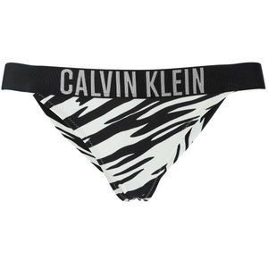 Calvin Klein INTENSE POWER-BRAZILIAN-PRINT Dámské plavkové kalhotky, černá, velikost obraz