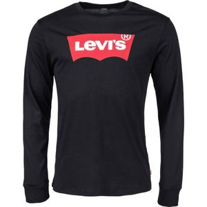 Levi's® LS STD GRAPHIC TEE Pánské triko s dlouhým rukávem, černá, velikost obraz
