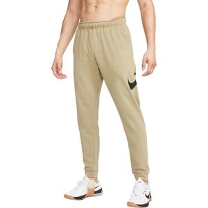 Nike DRI-FIT Pánské tréninkové kalhoty, béžová, veľkosť S obraz