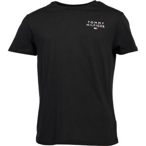 Tommy Hilfiger TH ORIGINAL-CN SS TEE LOGO Pánské tričko, černá, velikost obraz