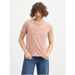 Růžové dámské tričko Picture obraz