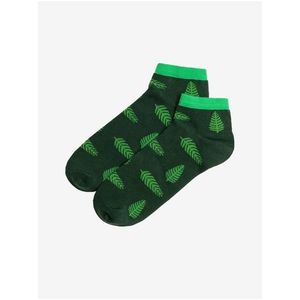 Zelené pánské vzorované ponožky Ombre Clothing obraz