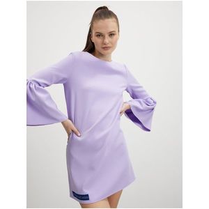 Světle fialové dámské šaty Simpo Star obraz
