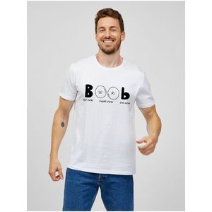 Bílé pánské tričko s potiskem ZOOT.Original Boob obraz