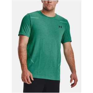 Zelené sportovní tričko Under Armour UA Seamless Grid obraz