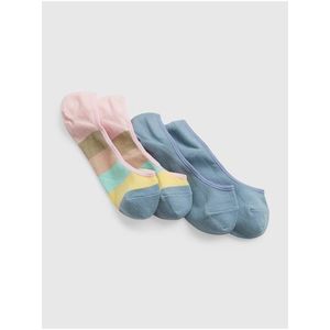 Sada dvou párů dámských ponožek v modré a růžové barvě GAP obraz