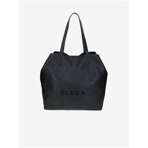 Černá dámská kožená kabelka ELEGA Fancy obraz