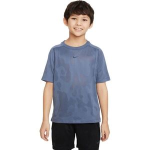 Nike DRI-FIT MULTI+ Chlapecké tričko, modrá, velikost obraz