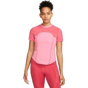 Nike DRI-FIT AIR Dámské tréninkové tričko, růžová, velikost obraz