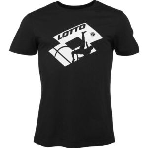 Lotto SOCCER CLUB TEE Pánské tričko, černá, velikost obraz