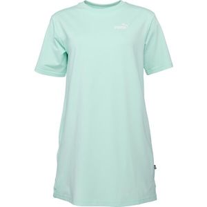 Puma ESSENTIALS SMALL LOGO TEE DRESS TR Dámské šaty, světle zelená, velikost obraz