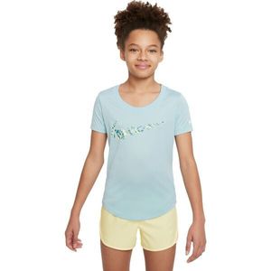 Nike DRI-FIT SCOOP ESSENTIAL+ Dívčí tričko, světle modrá, velikost obraz
