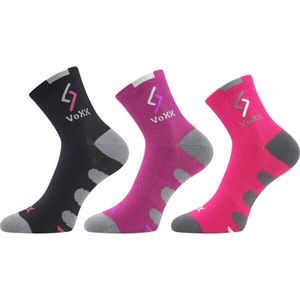 Voxx S-TRONIK 3P Dívčí ponožky, černá, velikost obraz