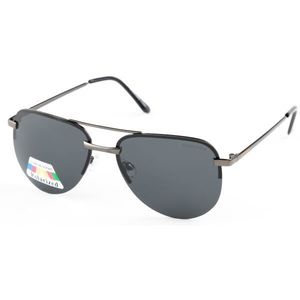 Finmark F2304 Sluneční brýle s polarizačními čočkami, stříbrná, velikost obraz