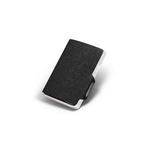 Černá vzorovaná kožená peněženka Mondraghi Elegance obraz