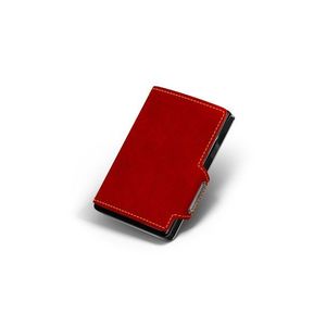 Červená kožená peněženka Mondraghi Racing obraz