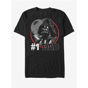 Černé unisex tričko ZOOT.Fan Star Wars Best Dad obraz