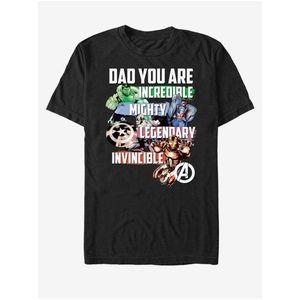 Černé unisex tričko ZOOT.Fan Marvel Avenger Dad obraz