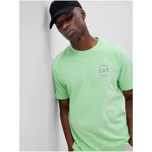 Světle zelené pánské tričko GAP obraz