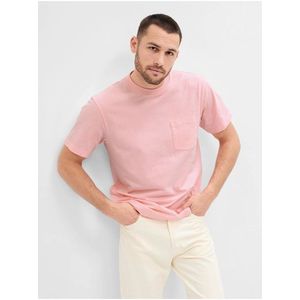 Růžové pánské tričko Gap obraz