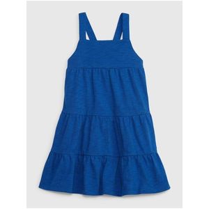 Tmavě modré holčičí žíhané šaty Gap obraz