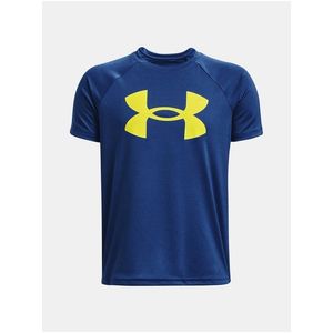 Modré sportovní tričko Under Armour UA Tech Big Logo SS obraz