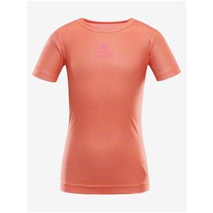 Oranžové dětské rychleschnoucí tričko ALPINE PRO BASIKO obraz