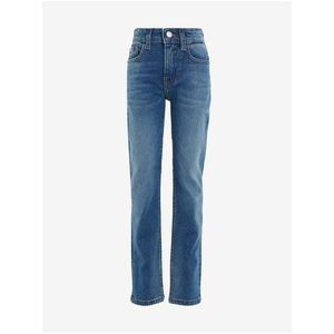 Modré klučičí slim fit džíny modrá Calvin Klein Jeans obraz
