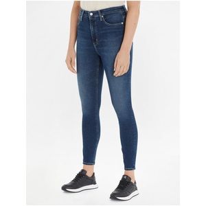 Tmavě modré dámské skinny fit džíny Calvin Klein Jeans obraz
