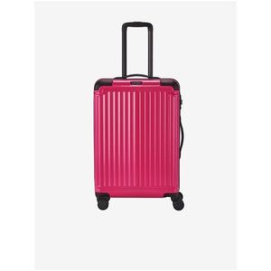 Růžový cestovní kufr Travelite Cruise 4w M obraz