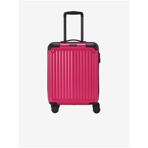 Růžový cestovní kufr Travelite Cruise 4w S obraz