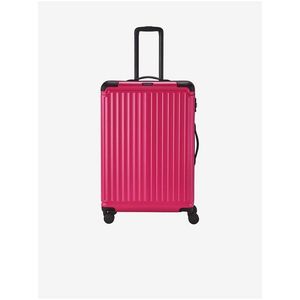 Růžový cestovní kufr Travelite Cruise 4w L obraz