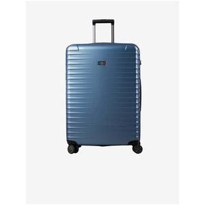 Modrý cestovní kufr Titan Litron L obraz