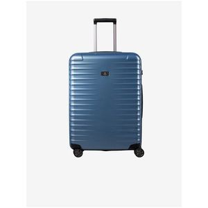 Modrý cestovní kufr Titan Litron M obraz