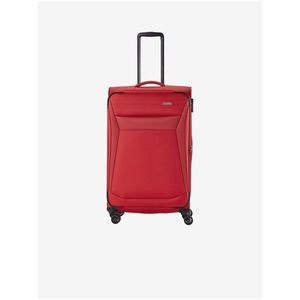 Červený cestovní kufr Travelite Chios L obraz