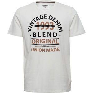 BLEND REGULAR FIT Pánské tričko, bílá, velikost obraz