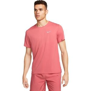 Nike DRI-FIT MILER Pánské tréninkové tričko, červená, velikost obraz