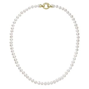 Evolution Group Perlový náhrdelník z pravých říčních perel bílý 22001.1 obraz